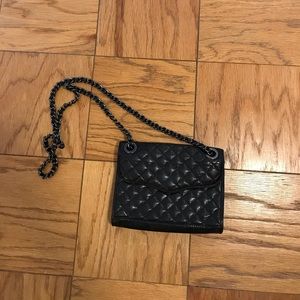 Rebecca Minkoff Quilted Black Leather Crossbody